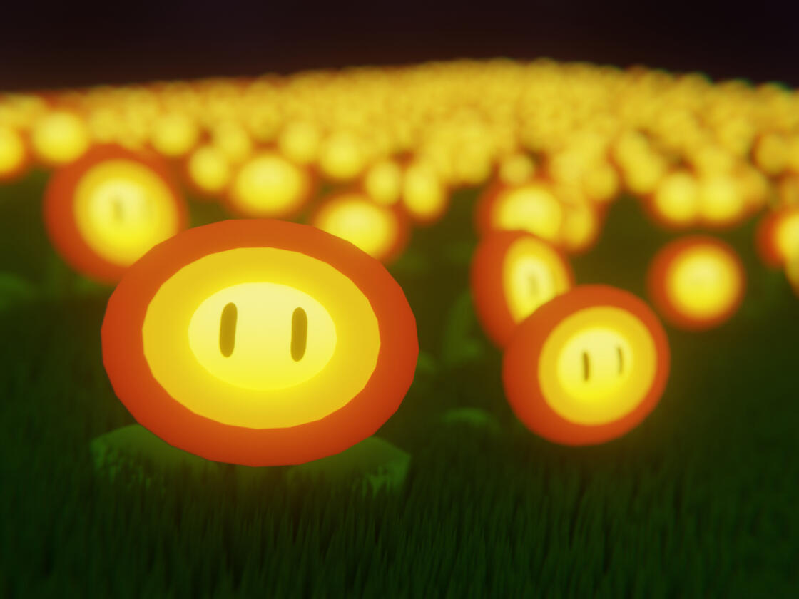 Fire Flowers | Super Mario Fire Flowers | Super Mario